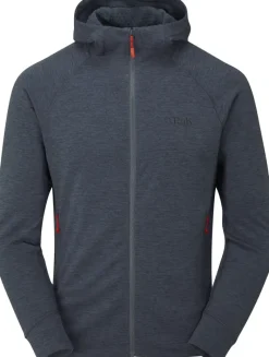 Rab Fleece & Mid Layer-Mens Nexus Hoody - Steel