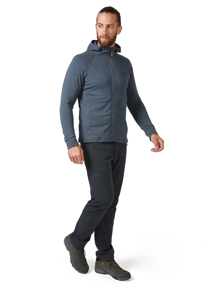 Rab Fleece & Mid Layer-Mens Nexus Hoody - Steel