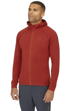 Rab Fleece & Mid Layer-Mens Nexus Hoody - Tuscan Red