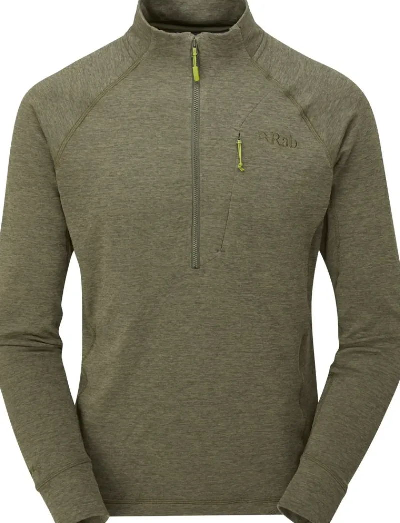 Rab Fleece & Mid Layer-Mens Nexus Pull-On - Light Khaki