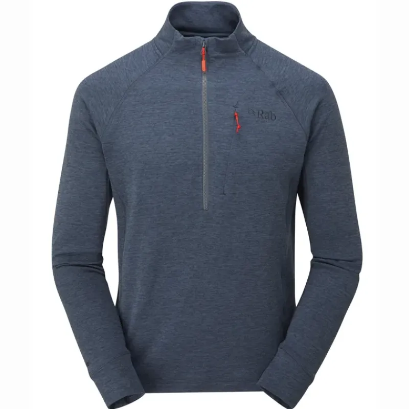 Rab Fleece & Mid Layer-Mens Nexus Pull-On - Steel