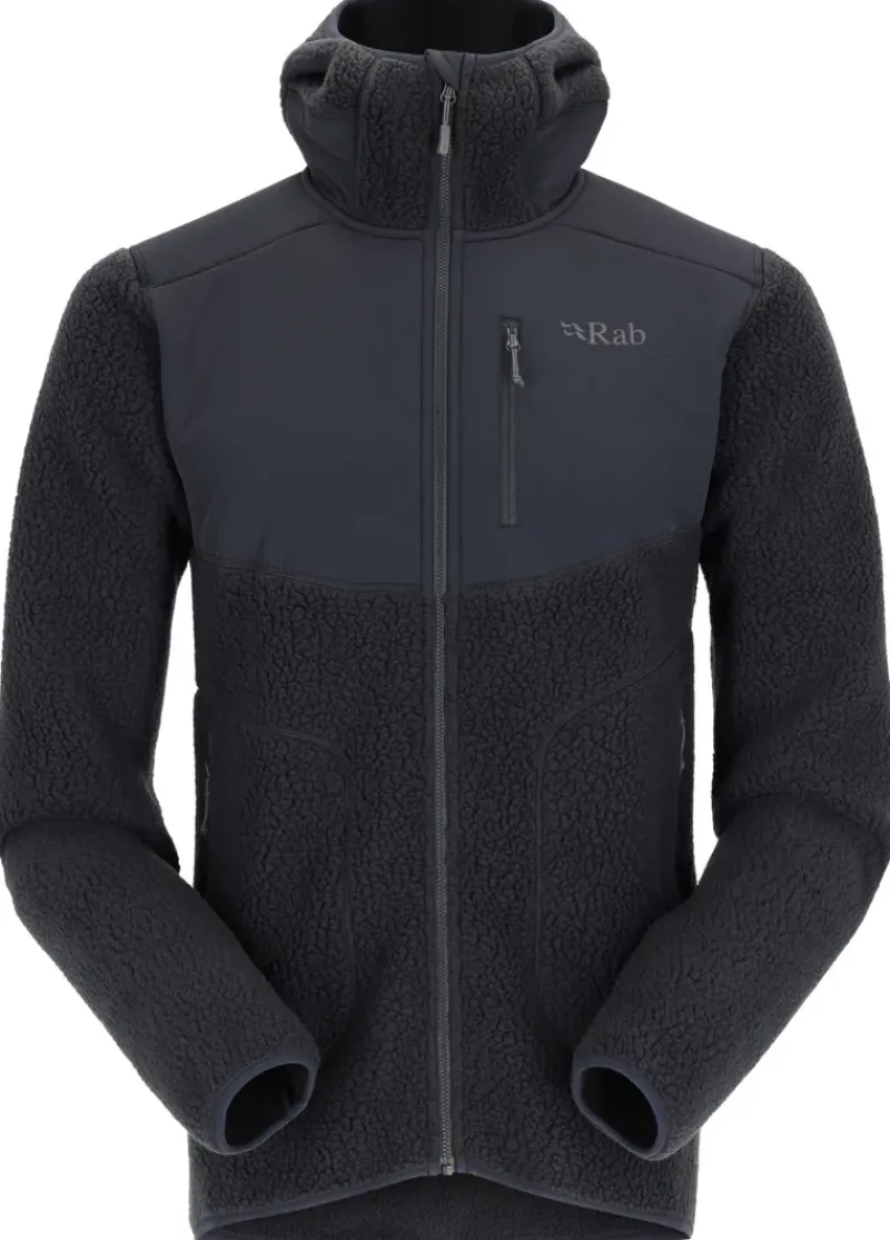 Rab Fleece & Mid Layer-Mens Outpost Hoody - Beluga