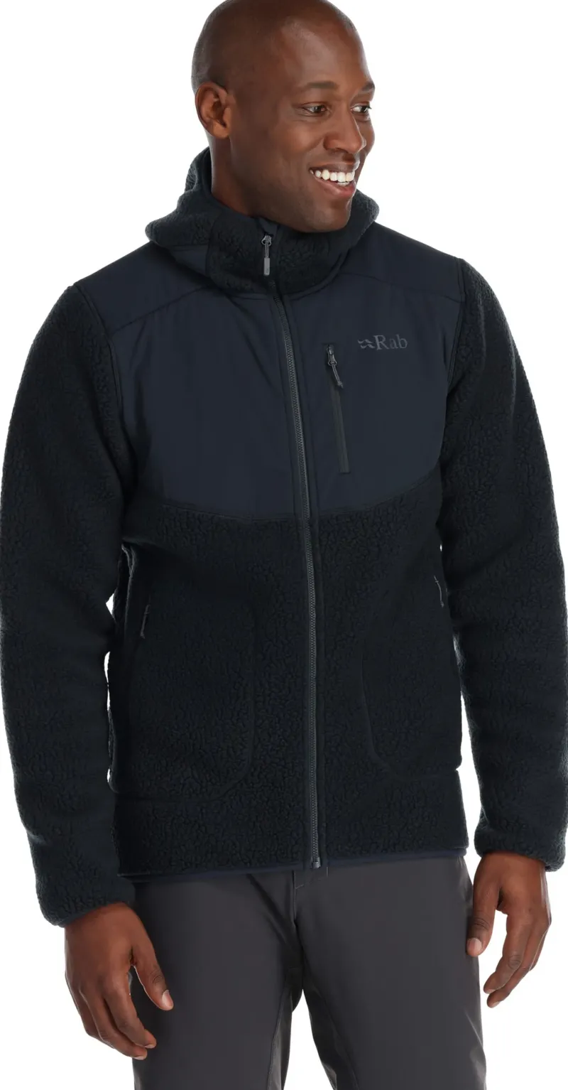 Rab Fleece & Mid Layer-Mens Outpost Hoody - Beluga