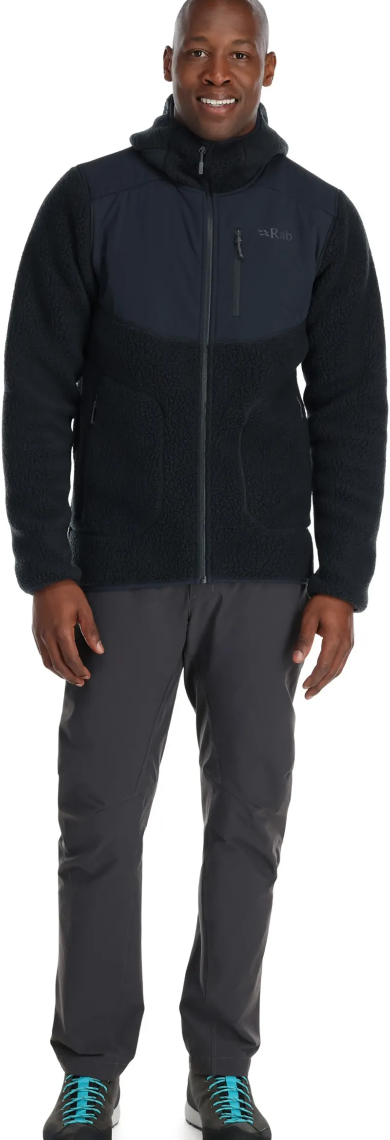 Rab Fleece & Mid Layer-Mens Outpost Hoody - Beluga