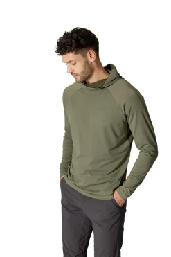 Rab T-Shirts & Baselayers-Mens Rivelin Hoody - Light Khaki