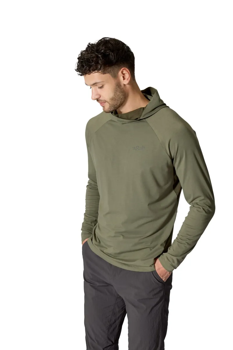 Rab T-Shirts & Baselayers-Mens Rivelin Hoody - Light Khaki