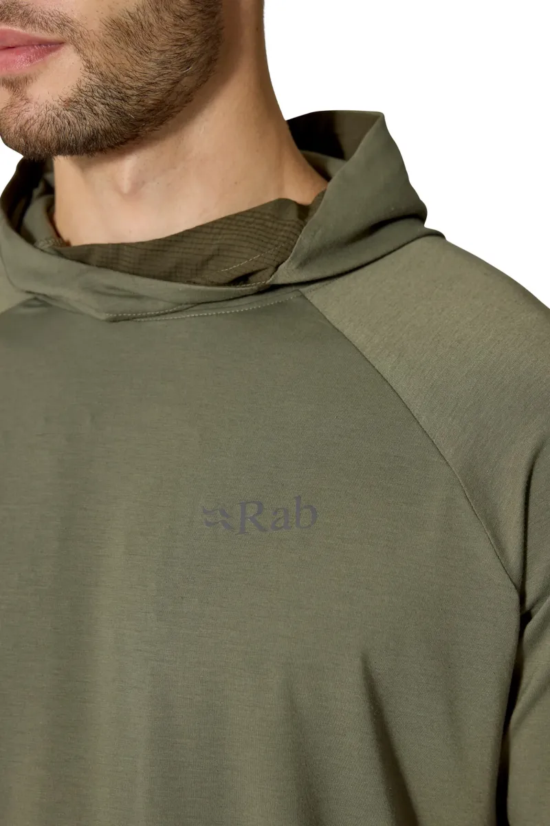 Rab T-Shirts & Baselayers-Mens Rivelin Hoody - Light Khaki