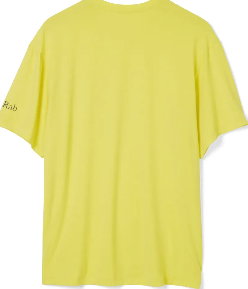 Rab T-Shirts & Baselayers-Mens Rivelin Pocket Tee - Pollen