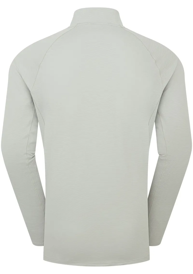 Rab T-Shirts & Baselayers-Mens Sonic LS Zip-T - Light Zinc