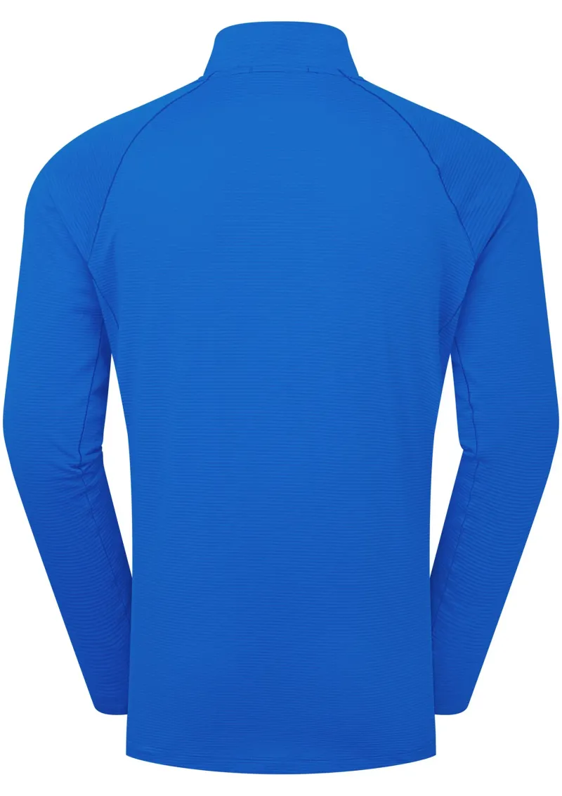 Rab T-Shirts & Baselayers-Mens Sonic LS Zip-T - Maya Blue