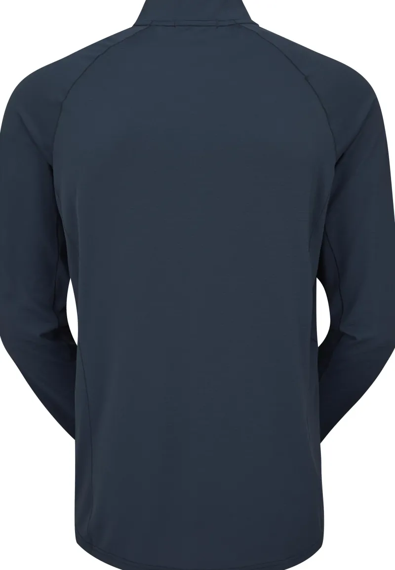 Rab T-Shirts & Baselayers-Mens Sonic LS Zip-T - Tempest Blue
