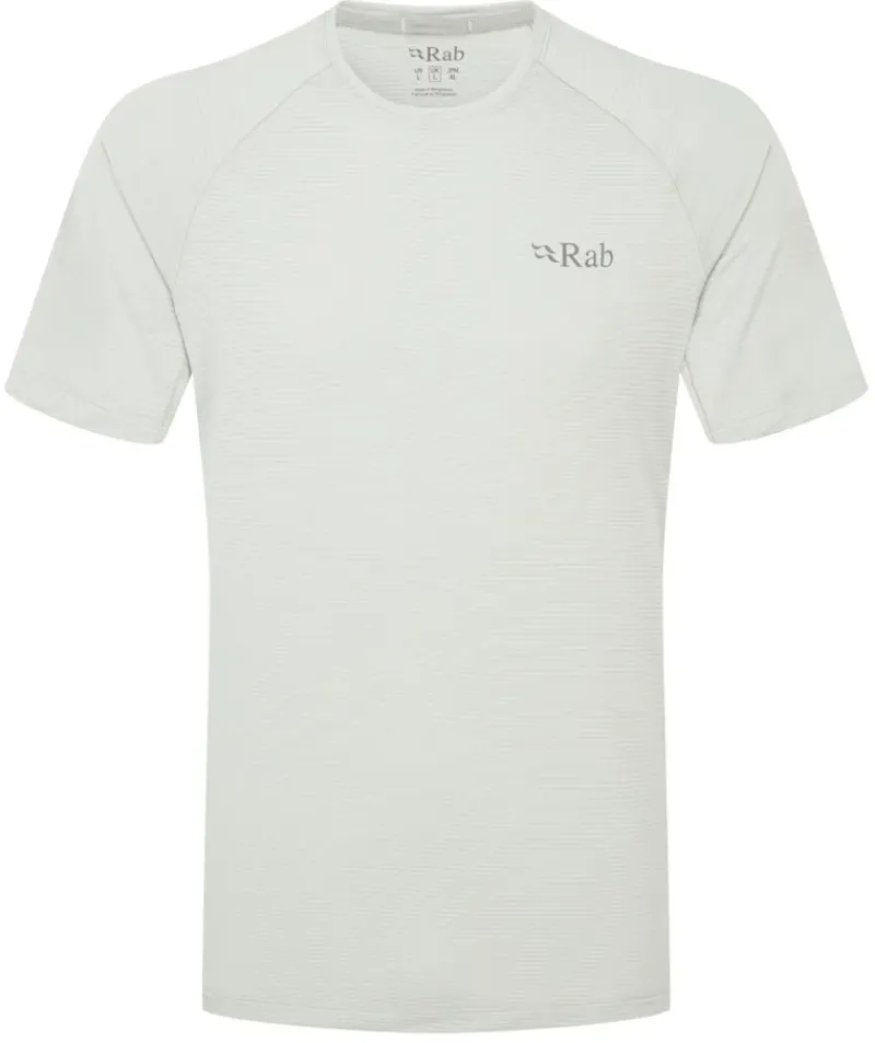Rab T-Shirts & Baselayers-Mens Sonic Tee - Light Zinc