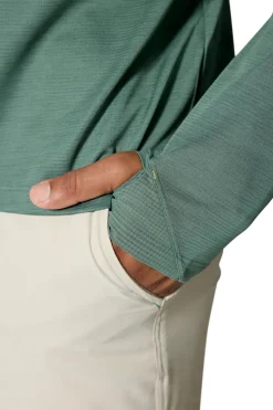 Rab Fleece & Mid Layer-Mens Staden Crew - Sage