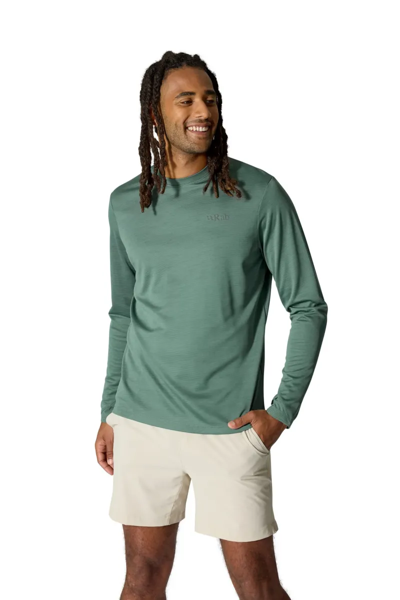 Rab Fleece & Mid Layer-Mens Staden Crew - Sage