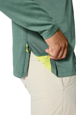 Rab Fleece & Mid Layer-Mens Staden Crew - Sage
