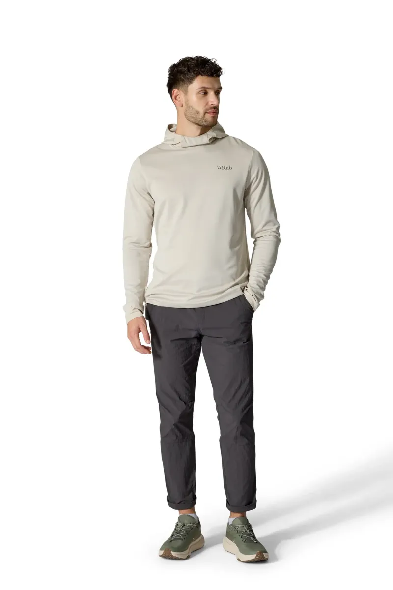 Rab Fleece & Mid Layer-Mens Staden Hoody - Pebble