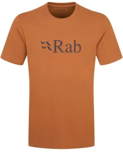 Rab T-Shirts & Baselayers-Mens Stance Logo Tee - Red Earth