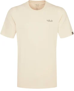 Rab T-Shirts & Baselayers-Mens Stance Mountain Peak Tee - Ecru