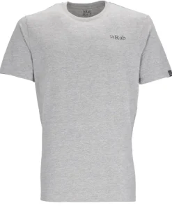 Rab T-Shirts & Baselayers-Mens Stance Mountain Peak Tee - Grey Marl