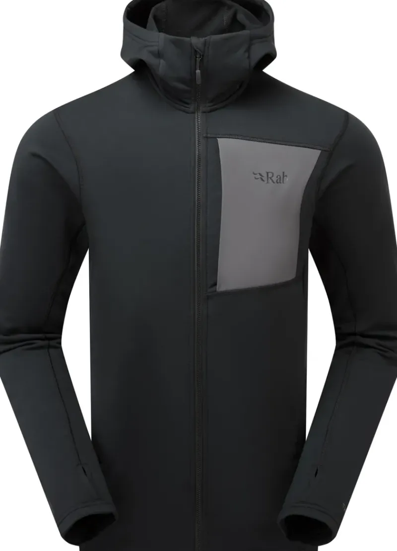 Rab Fleece & Mid Layer-Mens Superflux Hoody - Black