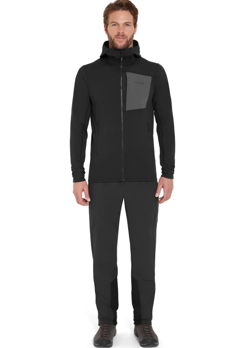 Rab Fleece & Mid Layer-Mens Superflux Hoody - Black