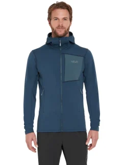 Rab Fleece & Mid Layer-Mens Superflux Hoody - Tempest Blue