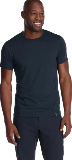 Rab T-Shirts & Baselayers-Mens Syncrino Base Tee - Beluga