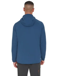 Rab Softshell Jackets-Mens Vapour-Rise Summit Jacket - Tempest Blue