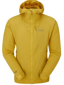 Rab Softshell Jackets-Mens Vapour-Rise Summit Jacket - Sahara
