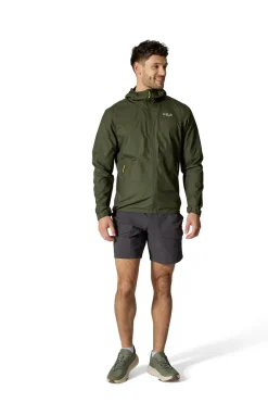 Rab Windshirts-Mens Windgather Hoody - Army