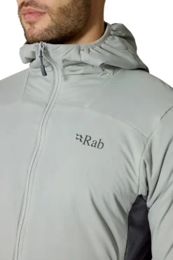 Rab Insulated Jackets-Mens Xenair Alpine Flex Jacket - Light Zinc