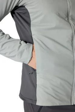 Rab Insulated Jackets-Mens Xenair Alpine Flex Jacket - Light Zinc