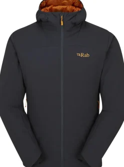 Rab Insulated Jackets-Mens Xenair Alpine Light Jacket - Ebony-Marmalade