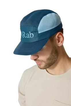 Rab Hats-Momentum 5 Panel Cap - Tempest Blue-Orion Blue-Citadel