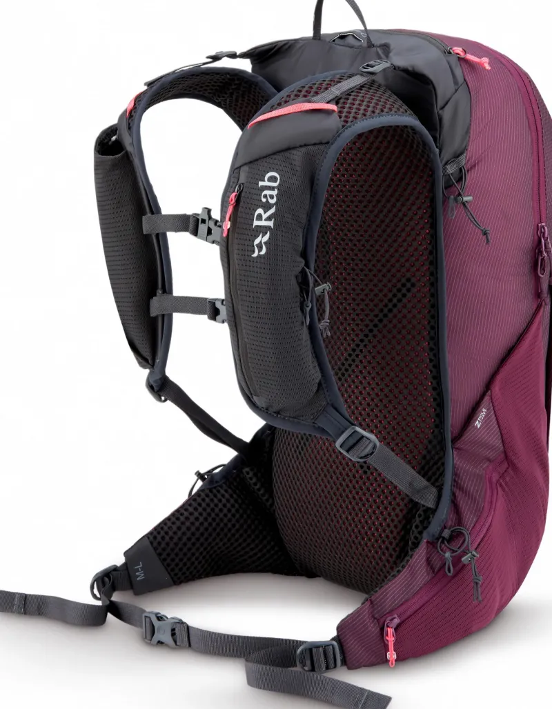 Rab Fast & Light Rucksacks And Vests-Nitron 25 Rucksack - Mulberry