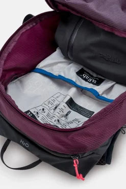 Rab Fast & Light Rucksacks And Vests-Nitron 25 Rucksack - Mulberry