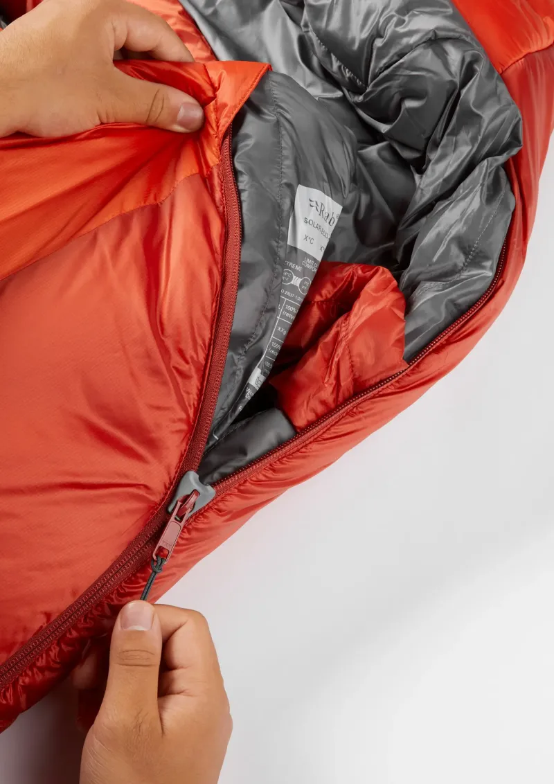 Rab Backpacking & Lightweight Sleeping Bags-Solar Eco 4 Sleeping Bag - Left-Zip - Regular