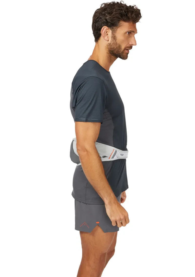 Rab Fast & Light Rucksacks And Vests-Veil 1 Running Belt - Gargoyle-Graphene