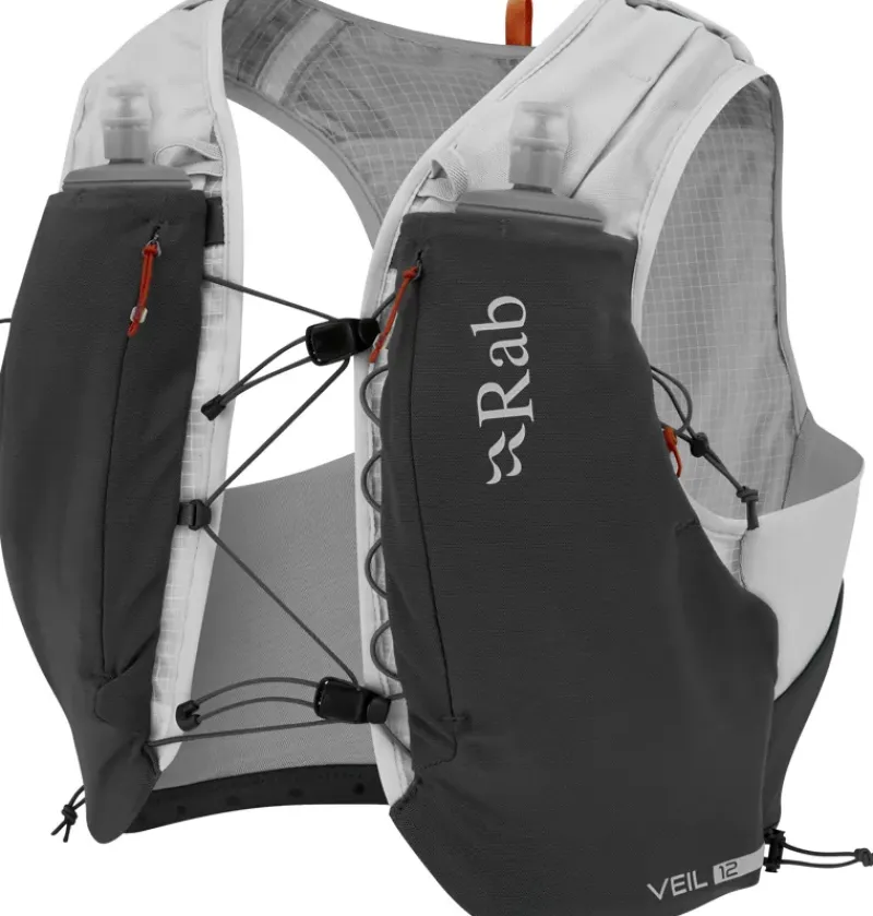 Rab Fast & Light Rucksacks And Vests-Veil 12 Running Vest - Gargoyle-Graphene