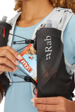 Rab Fast & Light Rucksacks And Vests-Veil 12 Running Vest - Gargoyle-Graphene