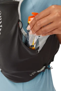 Rab Fast & Light Rucksacks And Vests-Veil 12 Running Vest - Gargoyle-Graphene