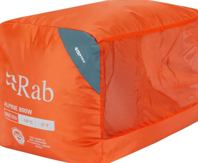 Rab Backpacking & Lightweight Sleeping Bags-Womens Alpine 800 Sleeping Bag - Regular