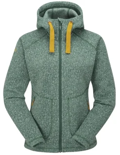 Rab Fleece & Mid Layer-Womens Amy Hoody - Green Slate