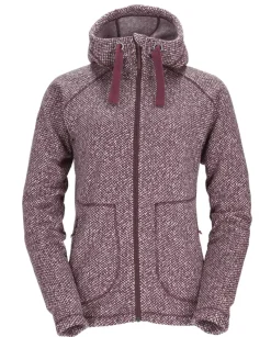 Rab Fleece & Mid Layer-Womens Amy Hoody - Rioja