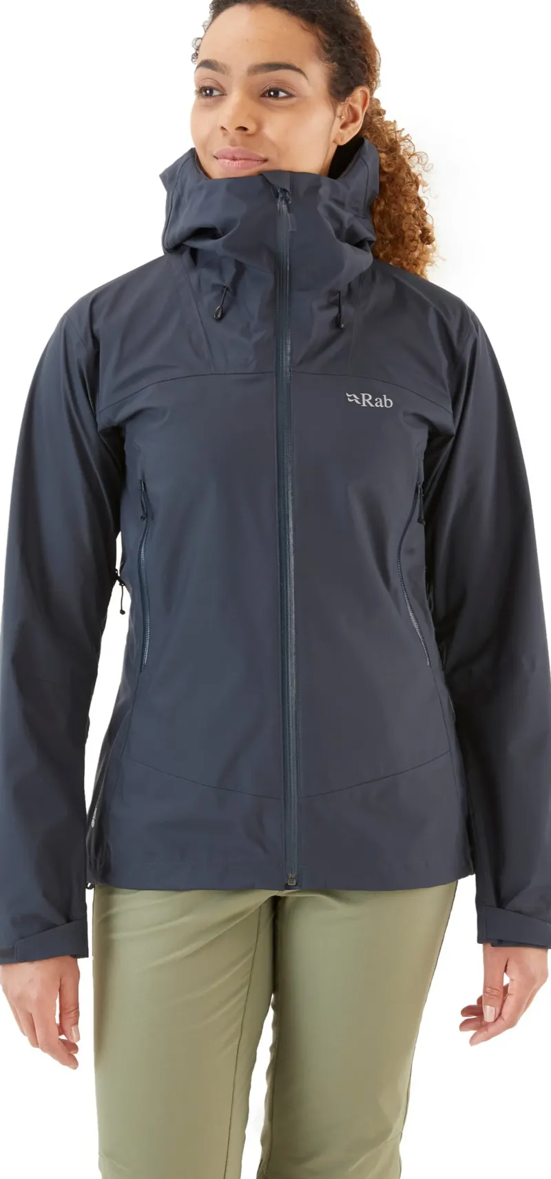 Rab Waterproof Jackets-Womens Arc Eco Jacket - Beluga