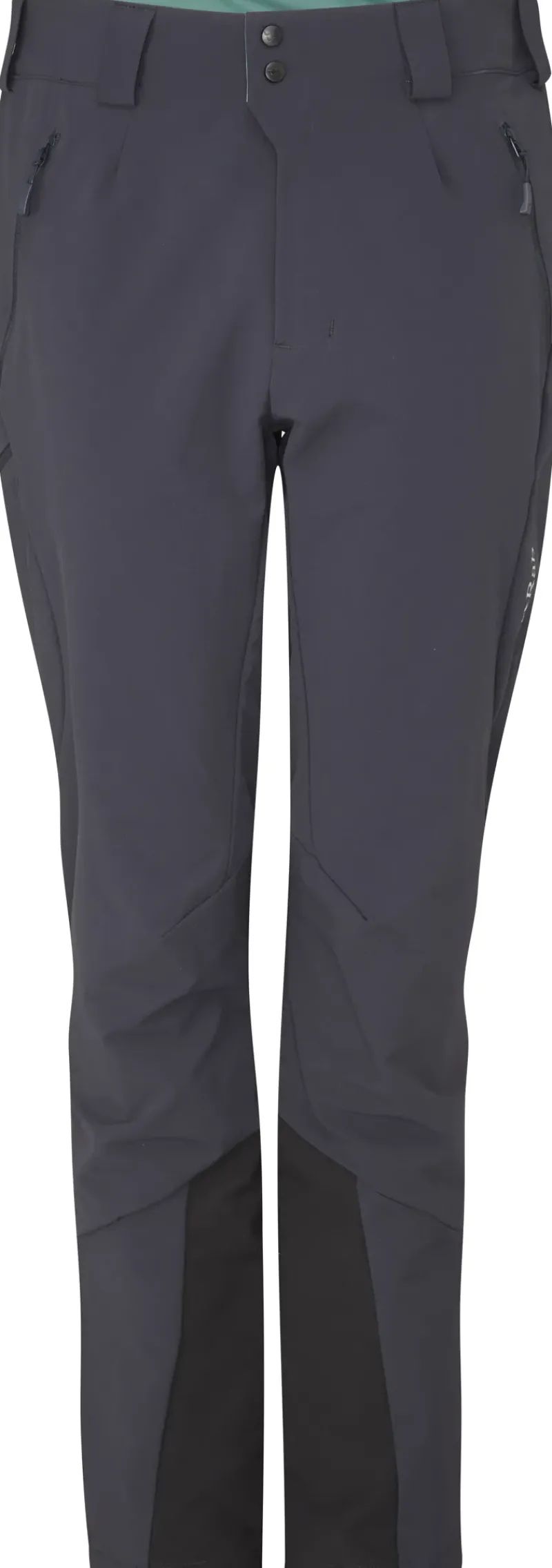 Rab Trousers & Leggings-Womens Ascendor AS Climbing Pants - Ebony-Eucalyptus