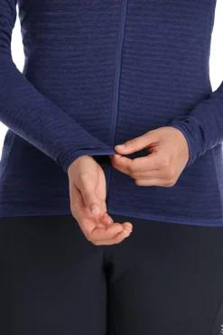 Rab Fleece & Mid Layer-Womens Ascendor Light Hoody - Patriot Blue