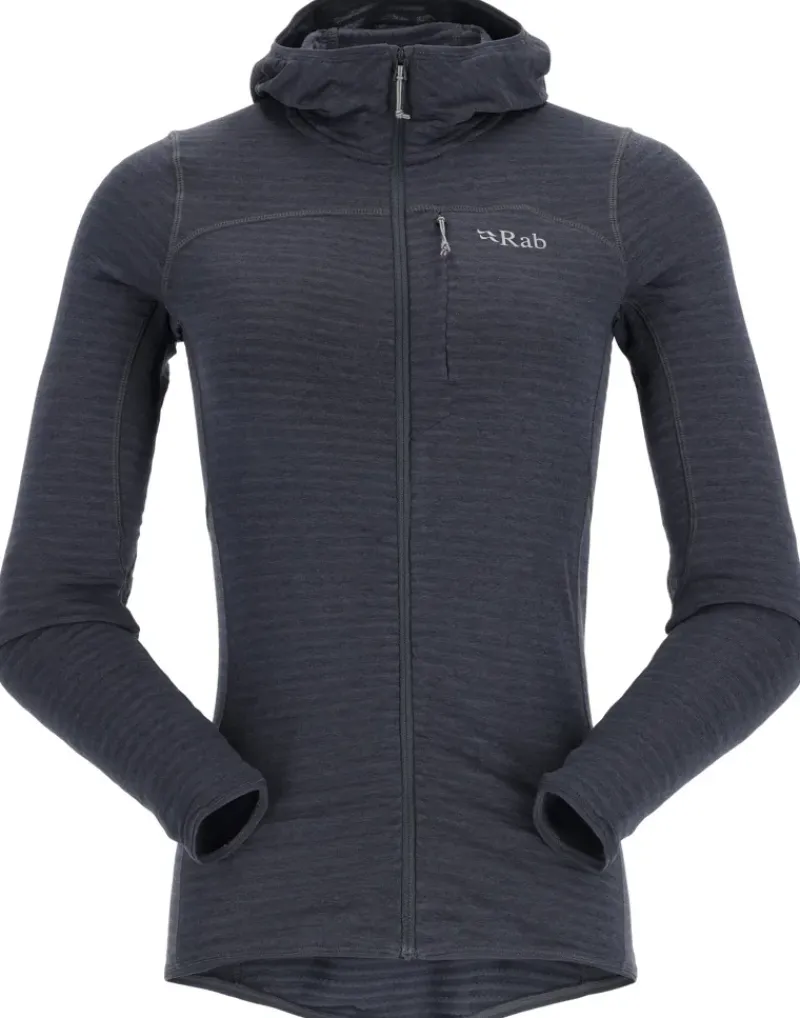 Rab Fleece & Mid Layer-Womens Ascendor Light Hoody - Beluga