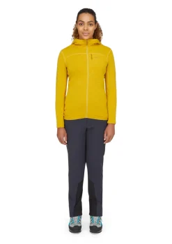 Rab Fleece & Mid Layer-Womens Ascendor Light Hoody - Sahara