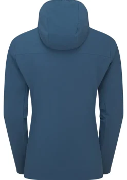 Rab Softshell Jackets-Womens Borealis Hoody - Tempest Blue